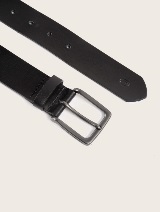 Curea din piele Scott - Negru_6077282