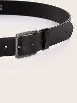 Curea din piele Scott - Negru_6077282