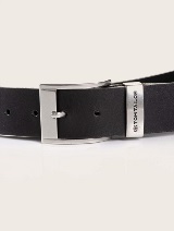 Kožni kaiš sa kopčom - Crna_679628