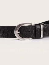 Curea din piele Sandra - Negru_7975656