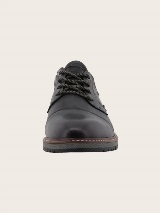 Pantofi eleganţi cu şiret - Negru_3124476