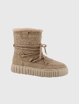 Botine cu căptuşeală călduroasă - Bej_7955222