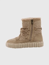 Botine cu căptuşeală călduroasă - Bej_7955222