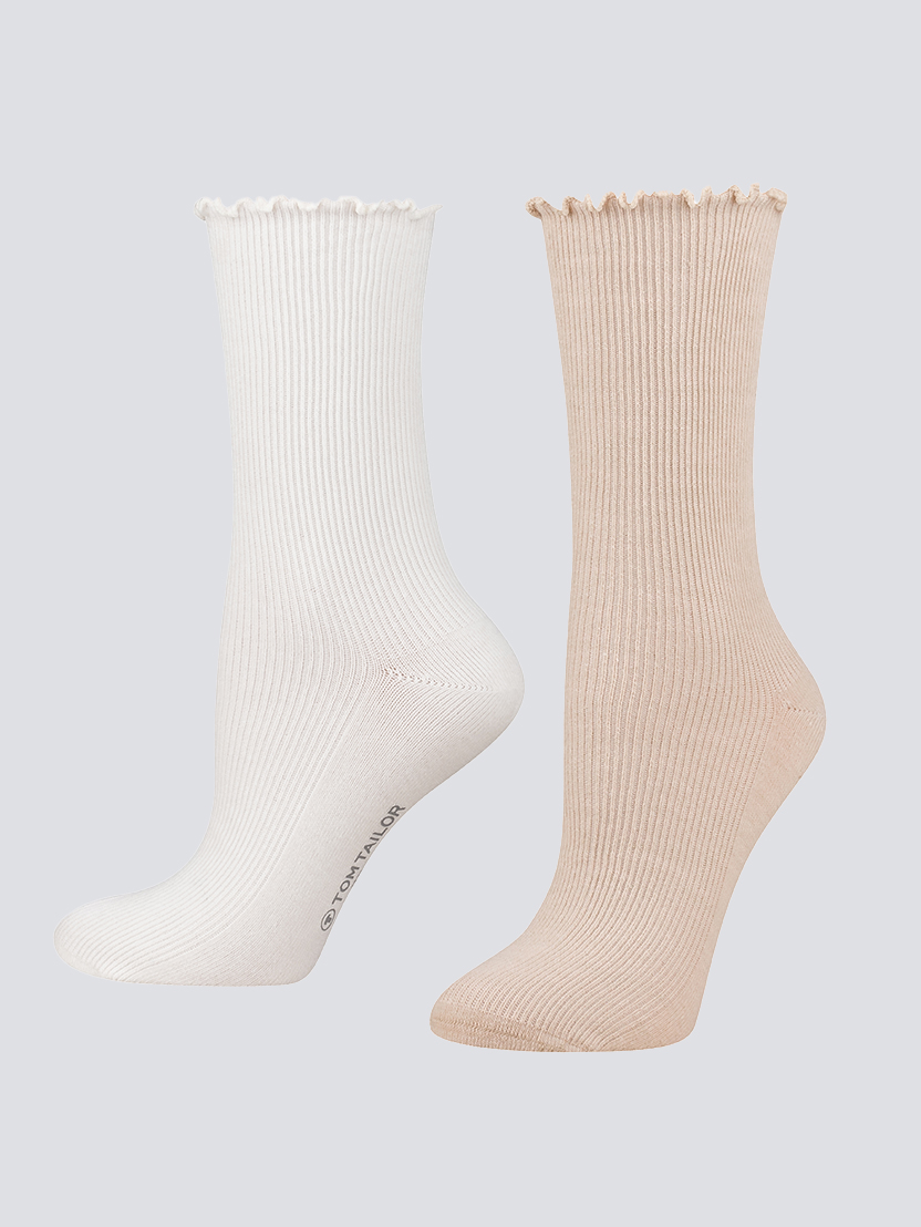 Pakiranje dveh parov nogavic - Vzorec/večbarvna_8597507