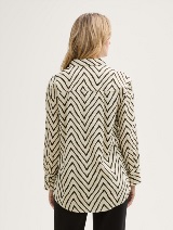 Bluza od mješavine lana - Uzorak/višebojna_4439589