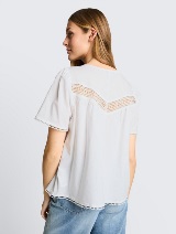 Bluza sa detaljem u obliku mašne - Bela_1221213