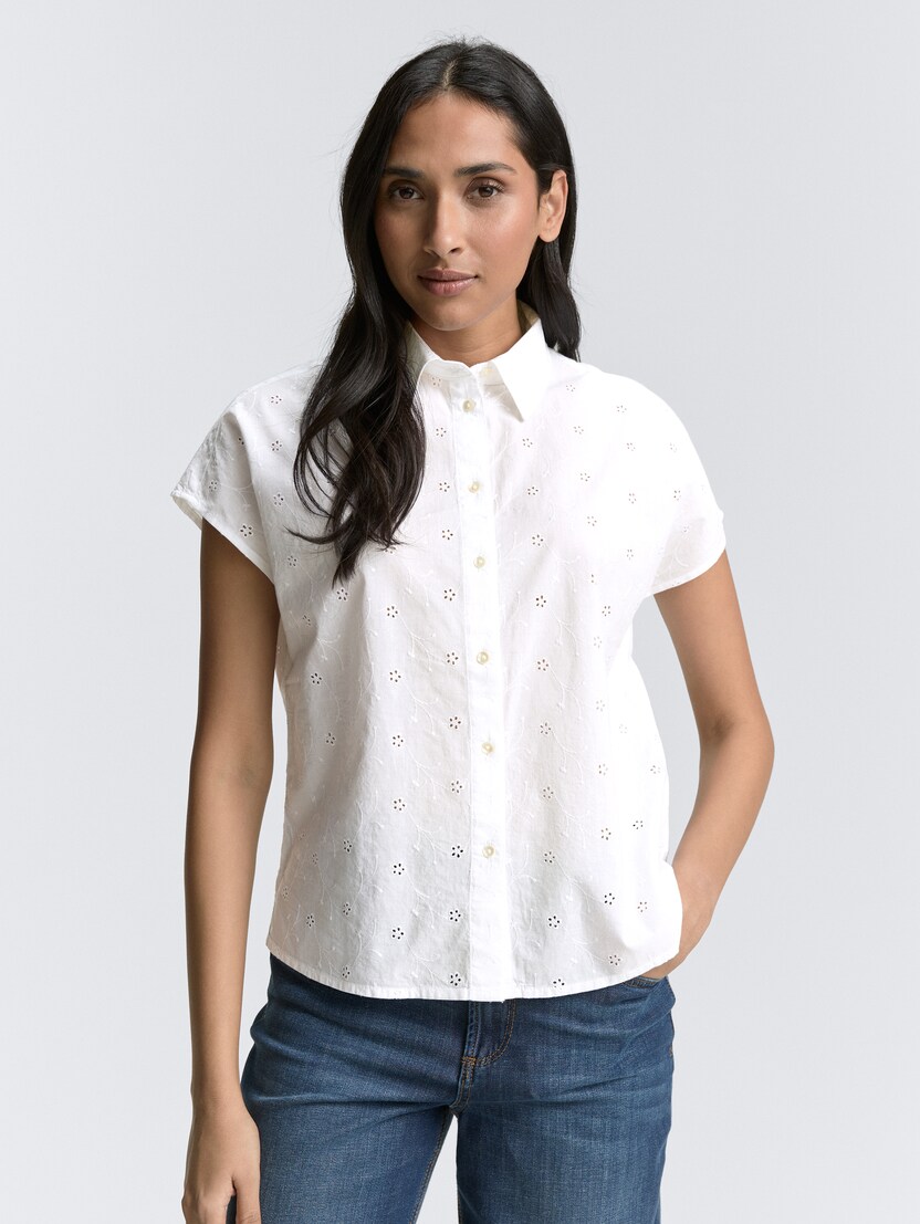  Bluză cu broderie - Alb-1047056-20000-16