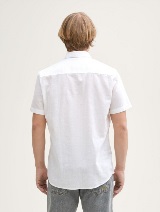 Košulja pamuk/lan - Bijela_1650624