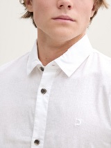 Košulja pamuk/lan - Bijela_1650624