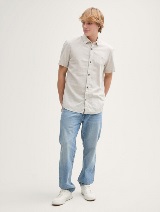 Košulja pamuk/lan - Bež_1376316