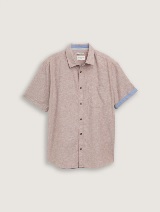 Košulja pamuk/lan - Bež_3209019