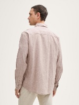 Košulja pamuk/lan - Bež_6478017