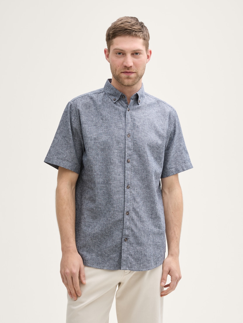 Košulja pamuk/lan - Uzorak/višebojna_1483233