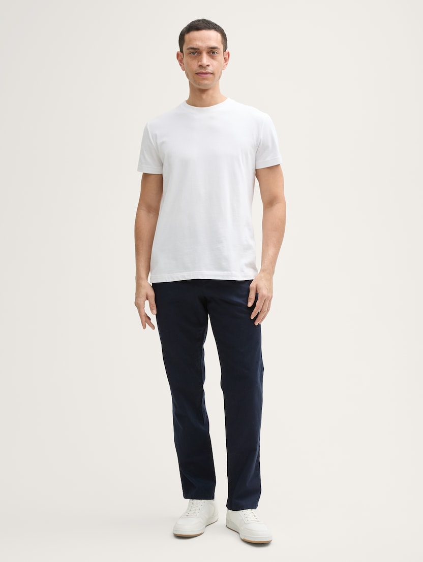  Chino hlače pamuk/lan - Plava-1044713-10668-14