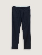 Chino hlače pamuk/lan - Plava_483320