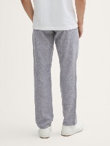 Chino hlače pamuk/lan - Siva_6217451