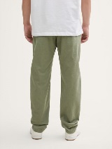Hlače pamuk/lan - Zelena_1906499