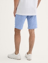 Chino kratke hlače pamuk/lan - Plava_8934692
