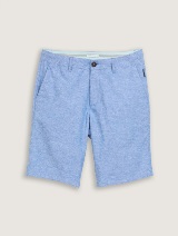 Chino kratke hlače pamuk/lan - Plava_8934692
