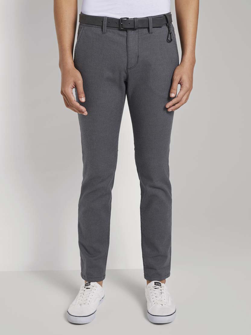 Ravne chino hlače - Siva_9841390