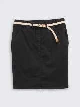 Chino suknja s vezicom - Crna_2277857