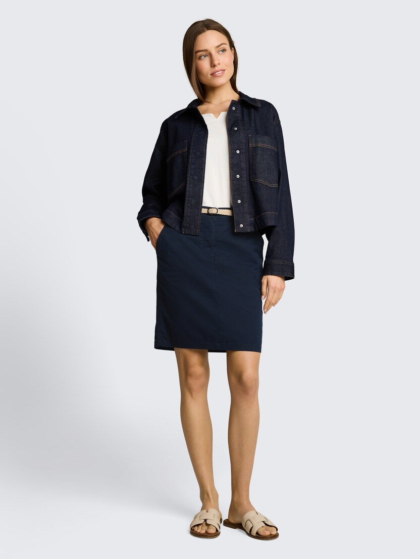 Chino suknja s vezicom - Plava_5489175