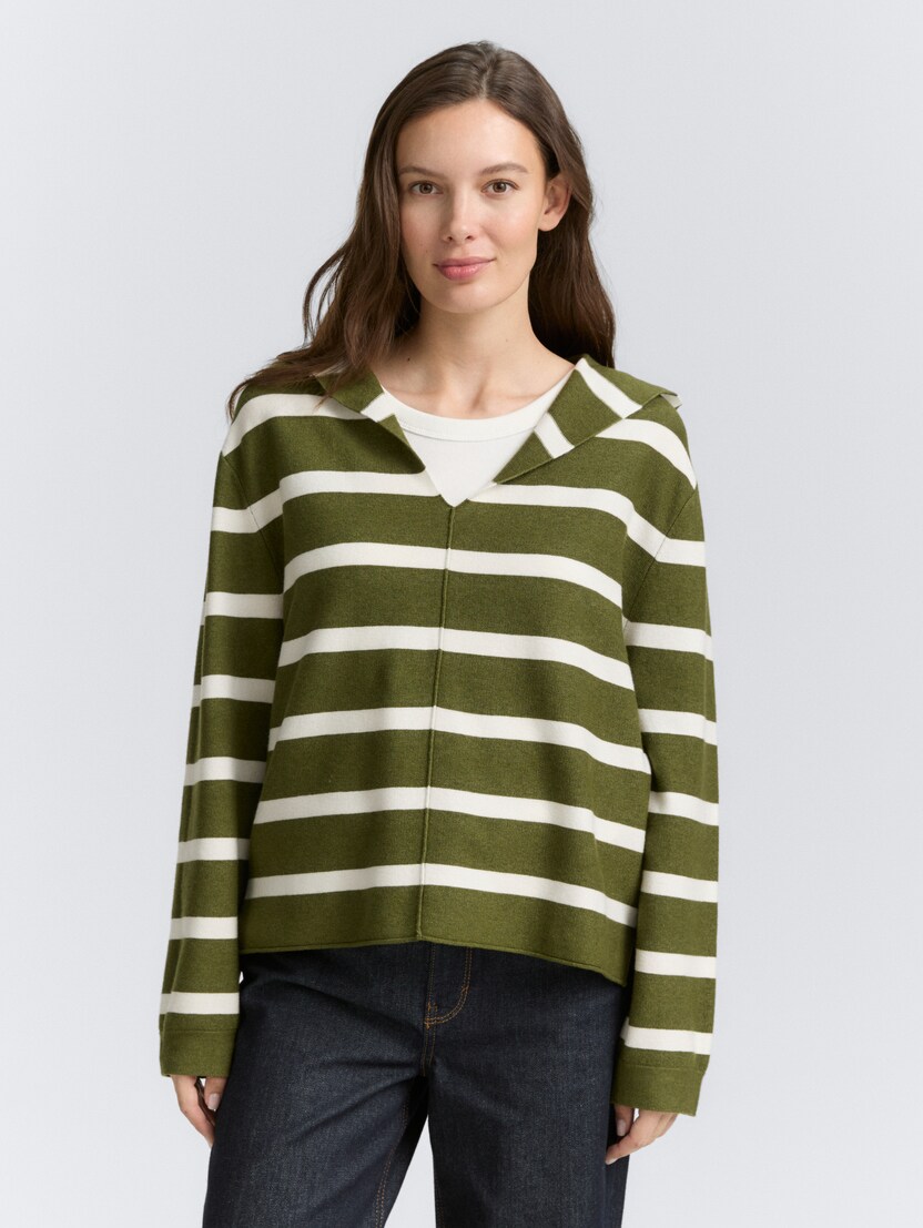  Pulover cu dungi - Model/Mai multe culori-1047692-38587-16