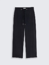 Culotte hlače od seersucker tkanine - Plava_4228983