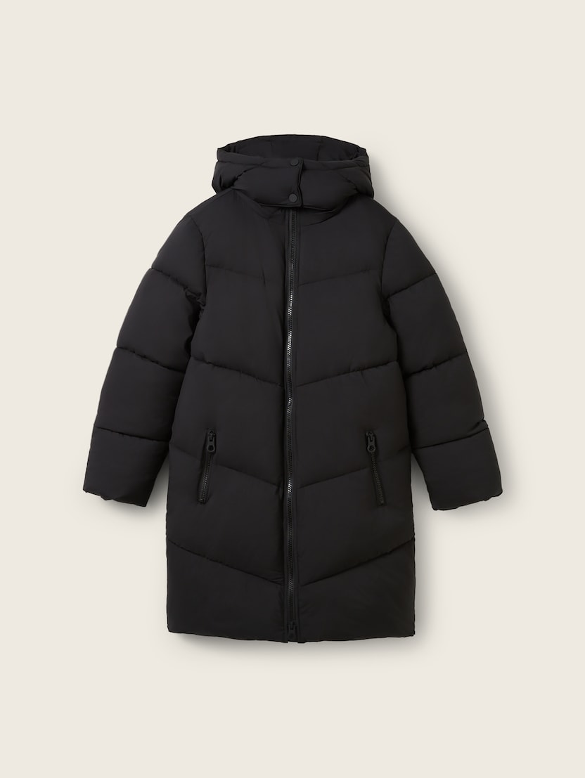  Jachetă puffer lungă - Negru-1043399-29999-16