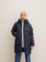 Duga puffer  jakna - Plava_8279894