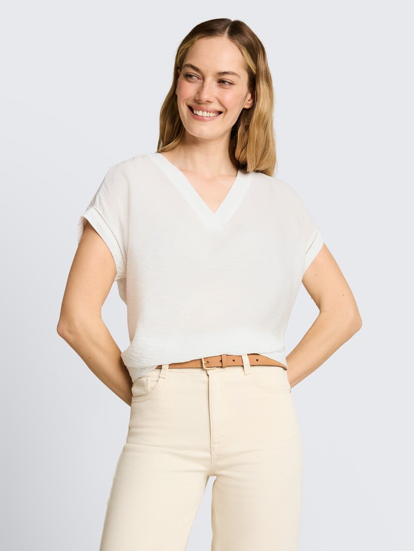 Jednobojna bluza - Bijela_7383132