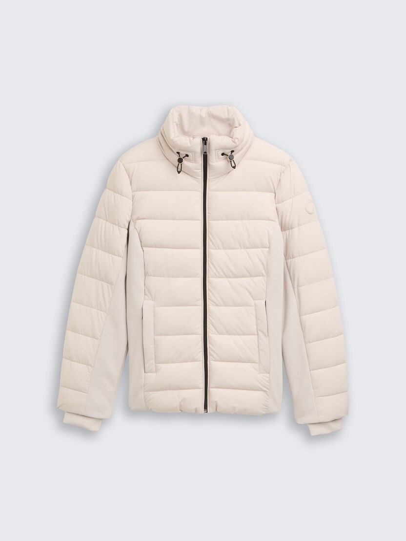 Hibridna puhovka s kapuco - Bež_5976884