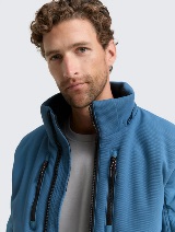 Puffer hibridna jakna sa kapuljačom - Plava_9398460