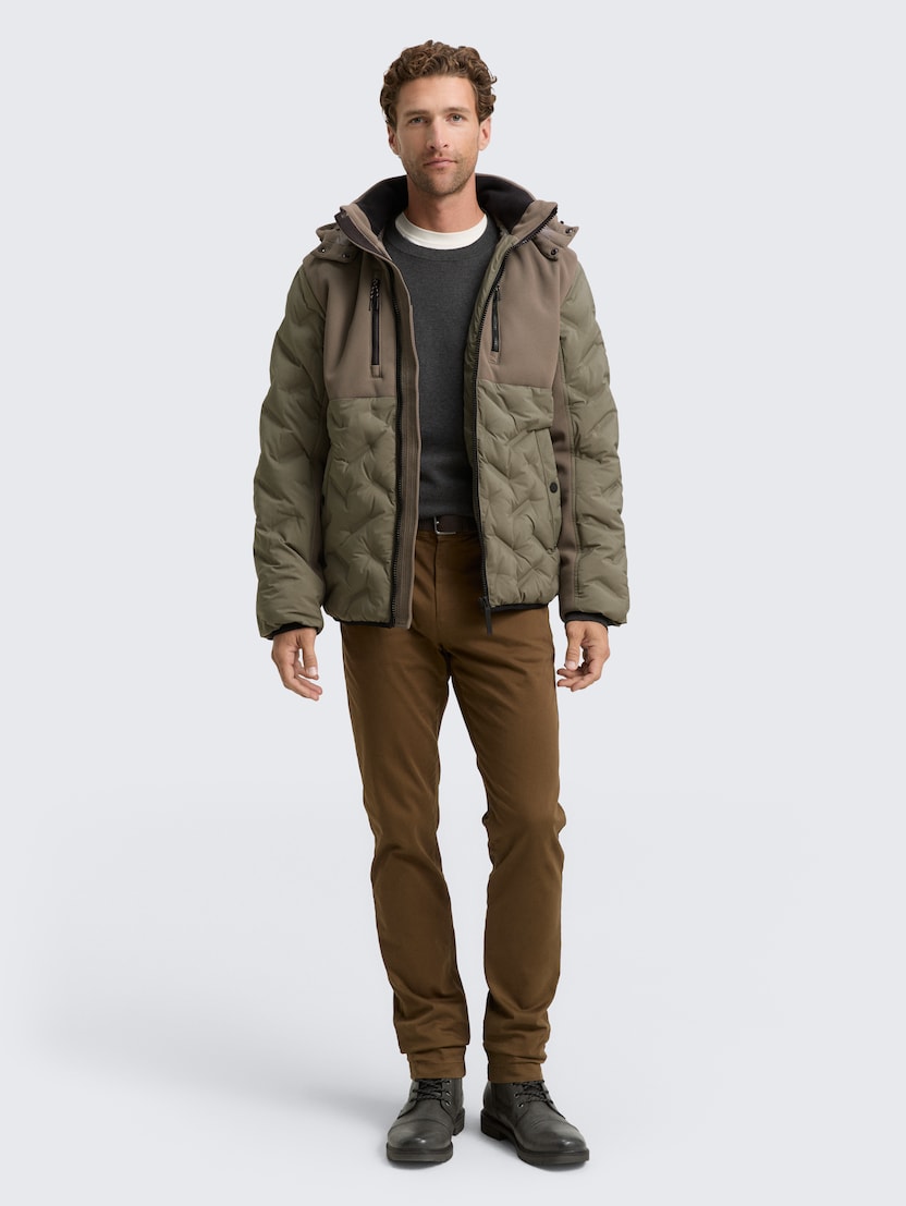 Hibridna puhovka s kapuco - Zelena_2135448