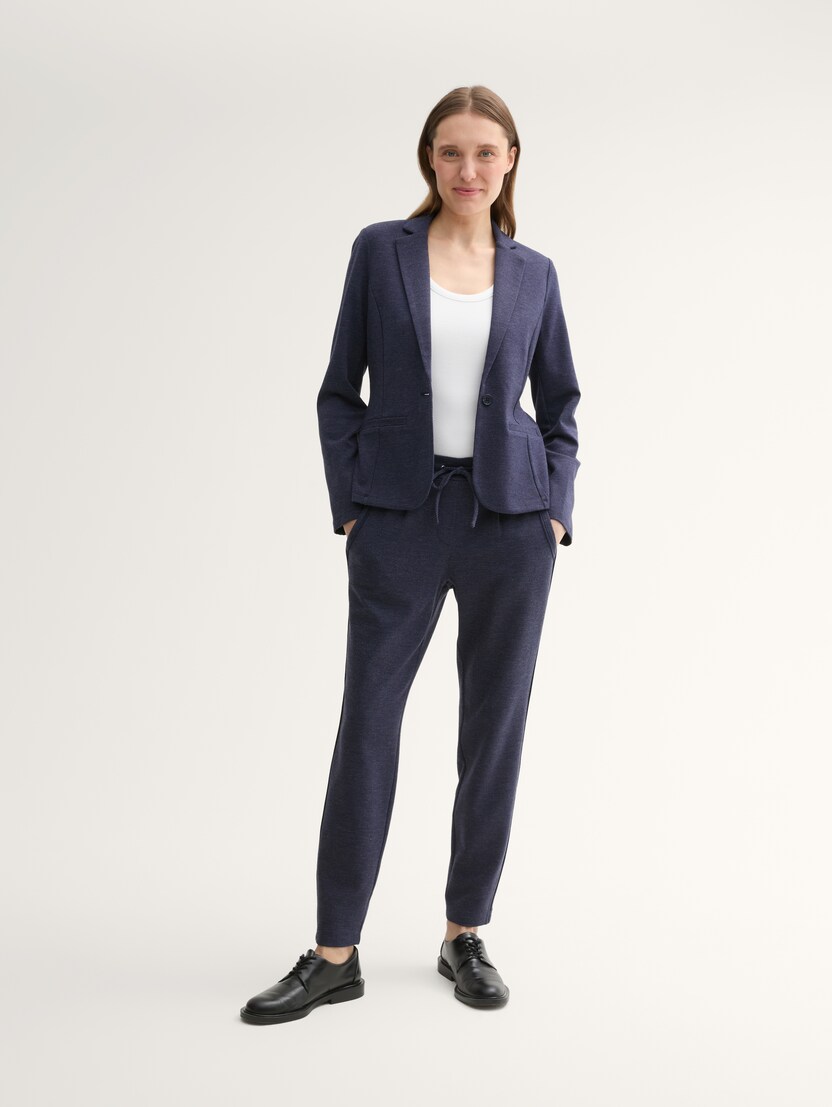 Široke pantalone sa prugama - Plava-1044581-27650-15