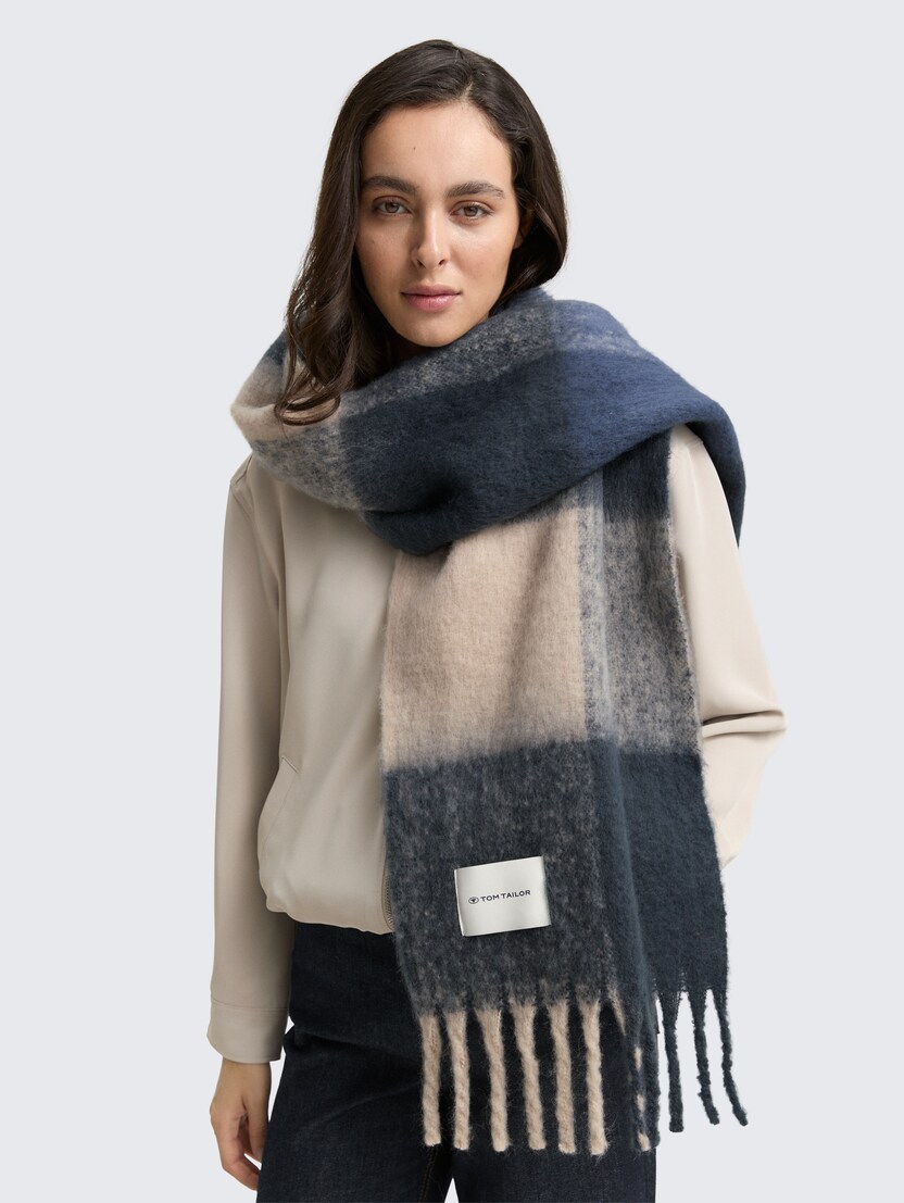 Fular în carouri - Model/Mai multe culori_3094563