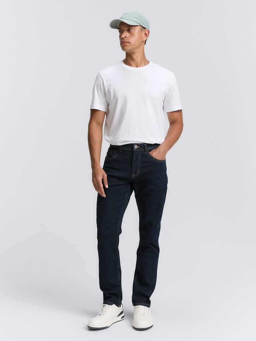 Klasične uske traper hlače - Plava-1047984-10138-14