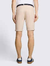 Kratke čino pantalone sa kaišem - Bež_8448322