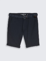 Kratke Chino hlače s remenom - Plava_1629486