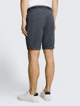 Kratke Chino hlače s remenom - Plava_5091515