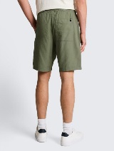 Kratke pantalone od mešavine lana - Zelena_8063162