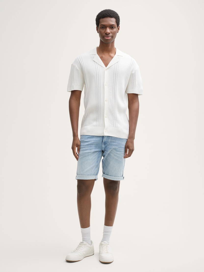  Kratke hlače Piers - Modra-1044989-10117