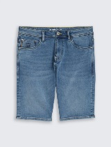 Josh kratke jeans hlače regular kroja - Plava_3915726