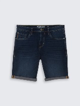 Josh kratke pantalone od teksasa klasičnog kroja - Plava_4355487