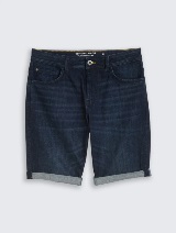 Josh kratke jeans hlače regular kroja - Plava_5079771