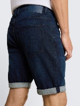 Josh kratke jeans hlače regular kroja - Plava_5079771
