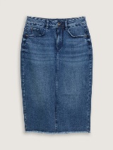 Fustă din denim - Albastru_2657521