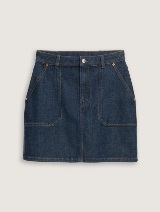 Fustă din denim - Albastru_8372905