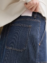 Fustă din denim - Albastru_8372905