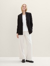 Tricou mix materiale - Alb_6032868